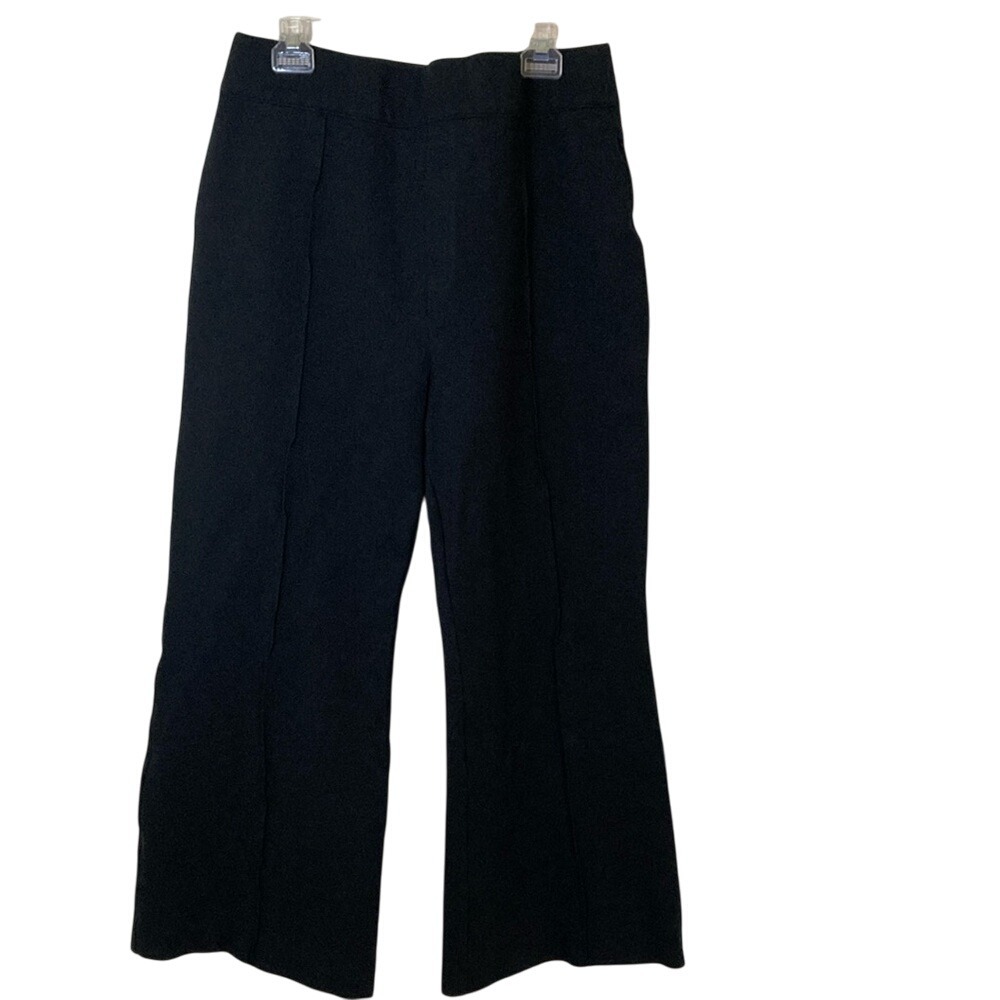 Spanx Womens The Perfect‎ Black Pant High Rise Flare Ponte Classic Black 3XP